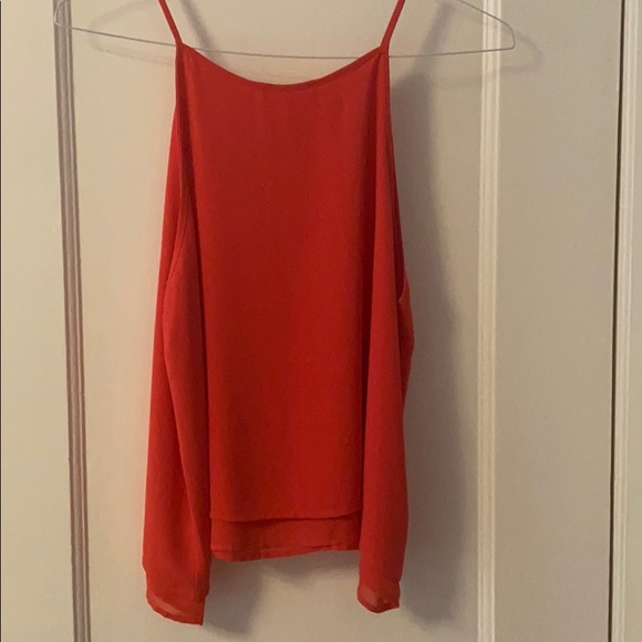 LUSH Coral Flowy Tank - Picture 2 of 3